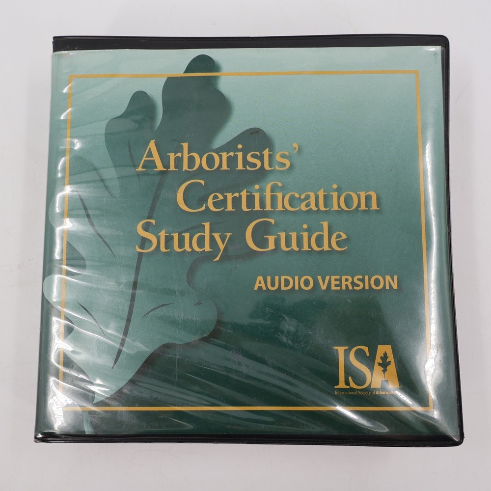 ISA Arborists Certification Study Guide Audio Version 16 Disc Set Green Black